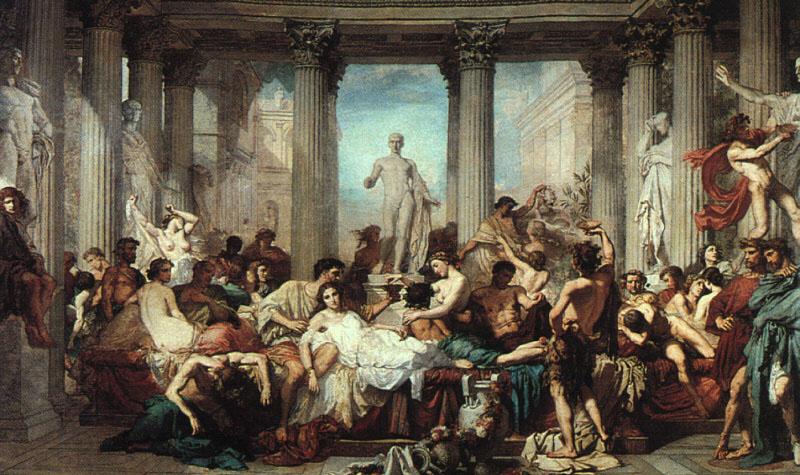 Thomas Couture The Romans of the Decadence China oil painting art